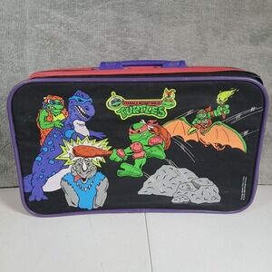 Vintage Teenage Mutant Ninja Turtle Suitcase 1994 Mirage Studios